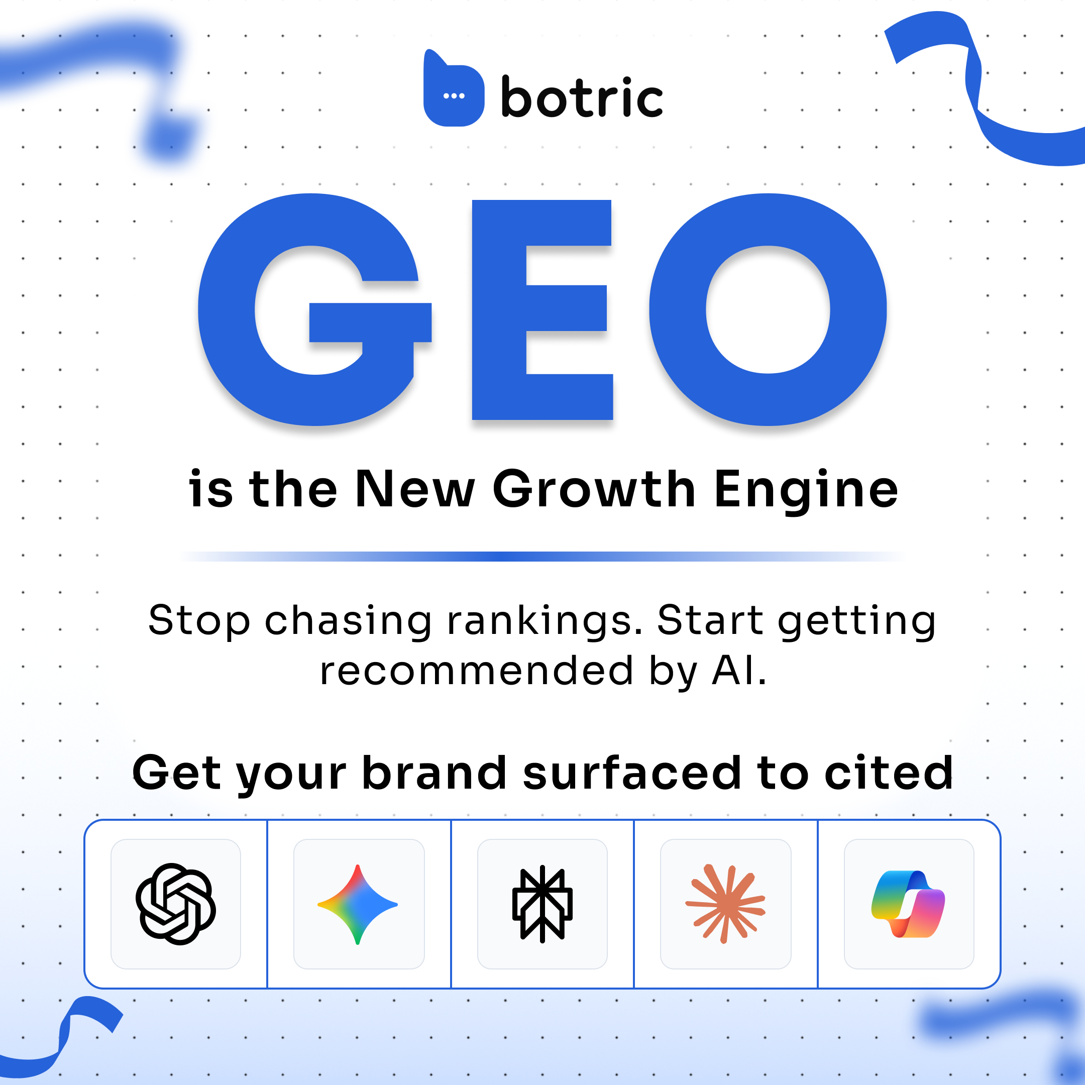 GEO is the new growth engine: get your brand surfaced and cited across AI platforms